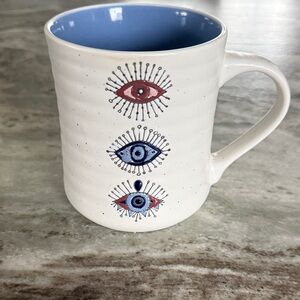 ECU Eye Design cup  - White and Blue